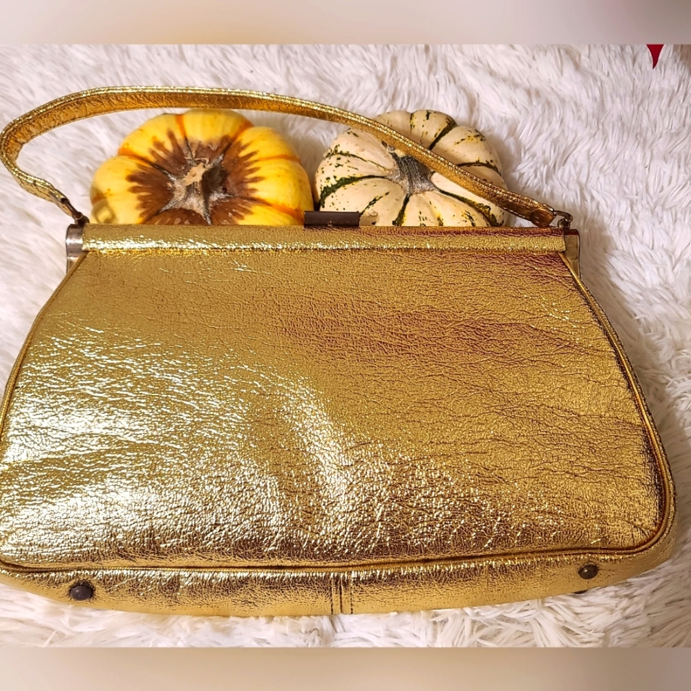Vintage J.R. Florida Gold Clutch